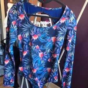 One piece, long-sleeve swimsuit by Mona